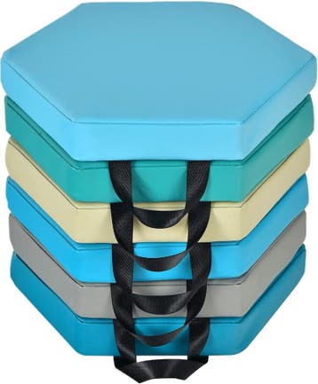 Zitkussen - Stoelkussen - Grondkussen - 6 Stuks - 38x34 cm -, Verzenden, Nieuw