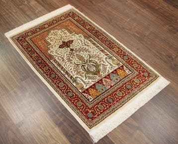 Origineel Hereke, zuivere zijde op zijde, in nieuwstaat. -, Nieuw
