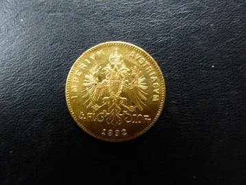 Oostenrijk. 4 Florins/10 Francs 1892 Franz Joseph I (Zonder
