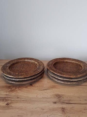 Plaque de charge (6) - Rotin - Dessous-de-plat en rotin