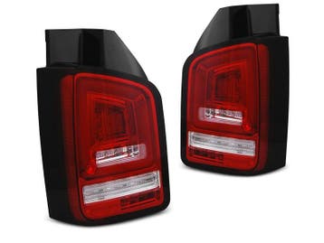 VW T5 LED achterlicht units met dynamisch knipperlicht White, Auto-onderdelen, Verzenden, Nieuw, Volkswagen