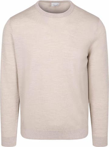 Profuomo Pullover Merinowol Beige maat Maat 48/50 (M) Heren, Verzenden