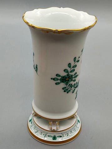 Meissen - Vaas - Porseleinen vaas Indische schilderkunst