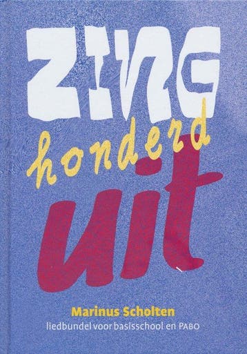Zing honderduit 9789090303673 Marinus Scholten, Boeken, Verzenden, Zo goed als nieuw, Marinus Scholten