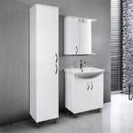 Badmeubelset BWS Aleco 65 cm Inclusief Spiegelkast en, Ophalen of Verzenden, Nieuw, Bad