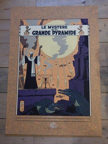 Jacobs, E.P. - 1 Silkscreen - Blake & Mortimer - Le Mystère, Nieuw