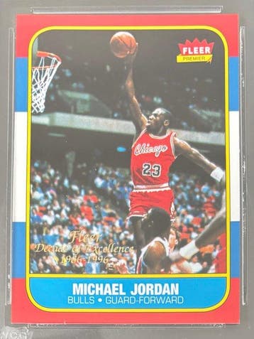 1996/97 Fleer Decade of Excellence Michael Jordan #4 - WCG, Verzamelen, Nieuw