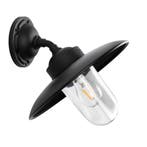 Stal- & Boerderijlampen Solingen Stallamp Schuin Matzwart, Tuin en Terras, Buitenverlichting, Verzenden, Nieuw