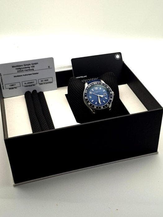 Montblanc - 1858 GMT Automatic - MB129617 - Homme - 2020 et, Bijoux, Sacs & Beauté, Montres | Hommes