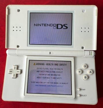 Nintendo - DS lite - Speciale Mario behuizing – White -