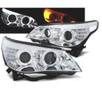 PHARES BMW SÉRIE 5 E60 03-07 ANGEL EYES CCFL FOND CHROMÉ, Verzenden, Nieuw