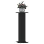vidaXL Plantenstandaards 2 st 30x30x95 cm bewerkt hout zwart, Verzenden