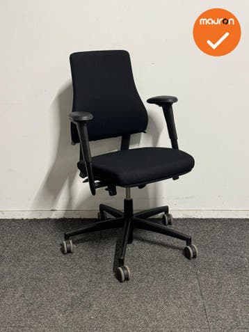 BMA Axia 2.2 - 8N 3D armpads - hoge rug - Nieuwe Zwarte stof, Ophalen of Verzenden, Stoel