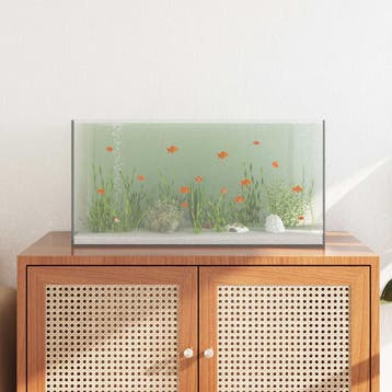 vidaXL Aquarium met opslag Doorzichtig 60 x 30 x 30 cm Glas, Dieren en Toebehoren, Verzenden, Nieuw