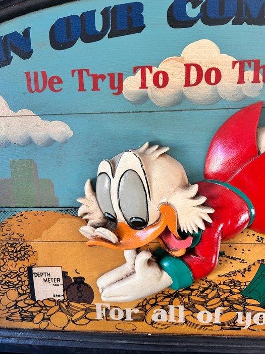 Scrooge McDuck - 1 3D-Walldisplay, Verzamelen, Disney