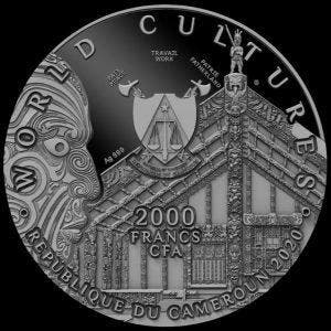 Kameroen. 2000 Francs 2020 Haka - World of Cultures - 2oz
