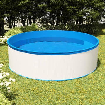 vidaXL Splasher pool met hangende skimmer en pomp 350x90 cm, Verzenden