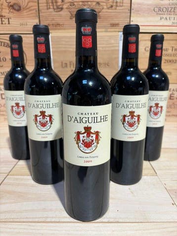 2009 x 3 & 2010 x 3 Château d’Aiguilhe - Castillon Côtes de