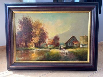 Ernest Braems (1883–1965) - Landschap, Antiek en Kunst