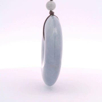 Jade - NGTC-gecertificeerde Type A jadeiet hanger – Groot