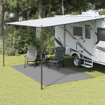 vidaXL Tenttapijt 4x2,5 m antracietkleurig, Verzenden, Nieuw