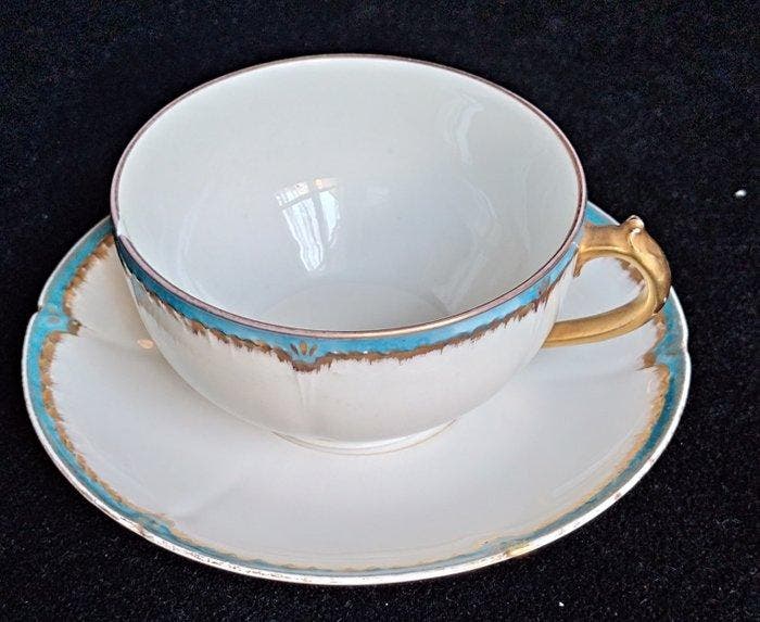 GDA Limoges - Koffie- en theeservies - Porselein, Antiquités & Art, Antiquités | Meubles | Tables