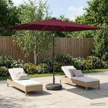 vidaXL Tuinhaard met LED-verlichting en basis 200 x 300 cm, Verzenden, Nieuw