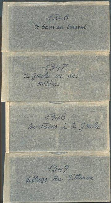 Photographe - Lot 28 négatifs stéréos plaque verre –