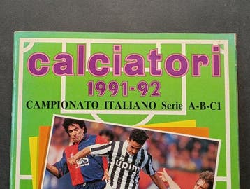 Panini Calciatori 1991-92 - 1 Incompleet album - Light, Nieuw