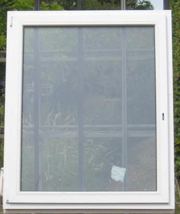 pvc raam , chassis , venster 122 x 148 wit  3 dubbel glas, Ophalen of Verzenden, Raamkozijn