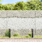 vidaXL Tuinstenen Wit 12 cm Glas, Tuin en Terras, Tegels en Klinkers, Verzenden, Nieuw