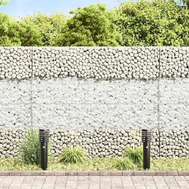 vidaXL Tuinstenen Wit 12 cm Glas, Tuin en Terras, Tegels en Klinkers, Nieuw, Verzenden