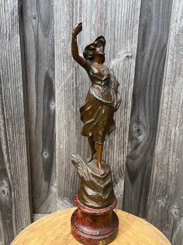 Beeld, LAUTOMNE - 40 cm - Brons, Metaal, Zinklegering