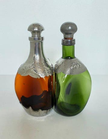 GERO - Karaf (3) - tinlegering, Glas