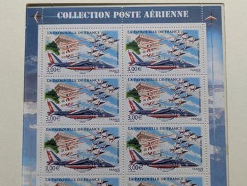 Frankrijk 2008 - Luchtpostblad - De Patrouille de France -, Gestempeld