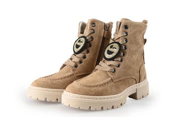 Nubikk Veterboots Meisjes in maat 28 Bruin, Kinderen en Baby's, Verzenden, Jongen of Meisje, Nubikk, Schoenen