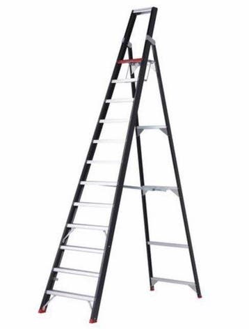 Altrex enkele trapladder Taurus 12 treden, Ophalen of Verzenden, Nieuw, Trap, 4 meter of meer