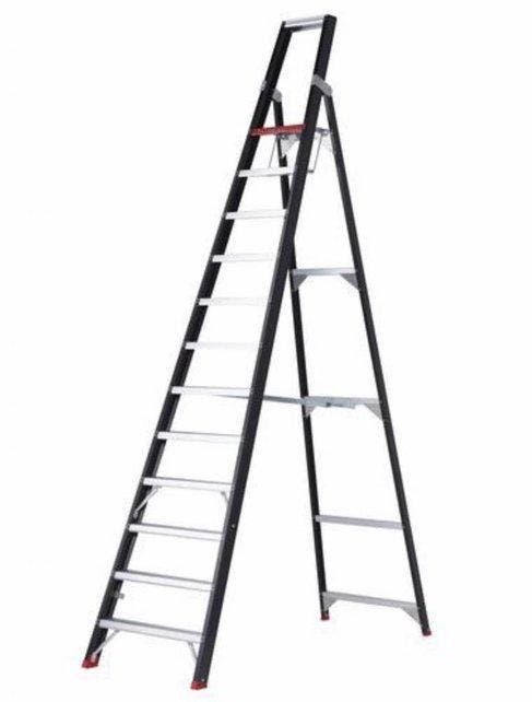 Altrex enkele trapladder Taurus 12 treden, Doe-het-zelf en Bouw, Ladders en Trappen, Trap, Nieuw, 4 meter of meer, Ophalen of Verzenden