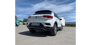 FOX VW T-Roc - voorwielaandrijving einddemper rechts/links -, Auto-onderdelen, Uitlaatsystemen, Verzenden, Nieuw