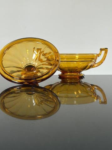 Val Saint Lambert - Charles Graffart - Vaas - Glas - Noemie, Antiek en Kunst