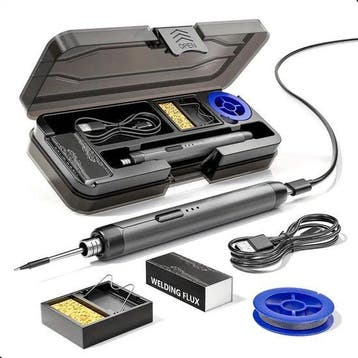 2dekans | Tech Essentials Draadloze Soldeerbout - 8W - USB-C, Doe-het-zelf en Bouw, Ophalen of Verzenden, Nieuw
