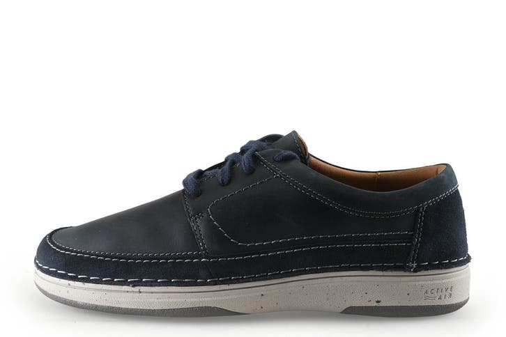 Clarks Veterboots in maat 42 Blauw, Kleding | Heren, Schoenen, Blauw, Zo goed als nieuw, Boots, Verzenden