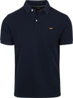 Superdry Polo Pique Classic Navy maat Maat 48/50 (M) Heren, Verzenden