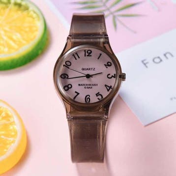 Transparant Candy Jelly Horloge Dames - Waterdicht Siliconen, Verzenden, Nieuw, Stuff Certified®