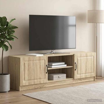 vidaXL TV Kast Sonoma Eiken 150 x 31 x 47 cm Bewerkt hout, Verzenden