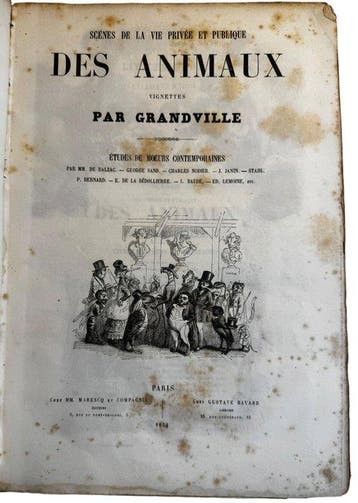 Grandville / Honore de Balzac et al - Scènes de la vie