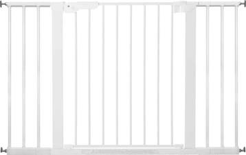 Baby Dan Premier Wit Klemhek gate met 6 extensions 112 -, Verzenden