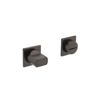 WC slot minimalistisch zelfklevend vierkant rozet antraci..., Doe-het-zelf en Bouw, Ophalen of Verzenden, Nieuw, Slot