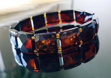 Amber Uniek Vintage Natuurlijke Baltische Barnsteen Armband