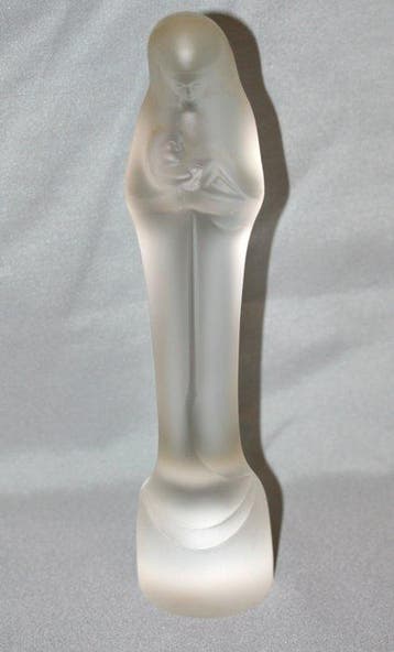 Leerdam - Stef Uiterwaal - Beeld, Madonna with child - 24 cm
